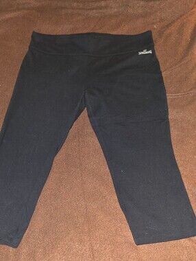 Spalding Black Girls' Capri Leggings